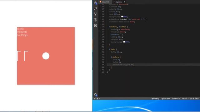 CSS Tricks —  Animated Typography | CSS3 Animations & Transform | Keyframes