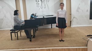 Музыка И.Брамса, русский текст А.Машистова «Колыбельная», исполняет Плохова Арина