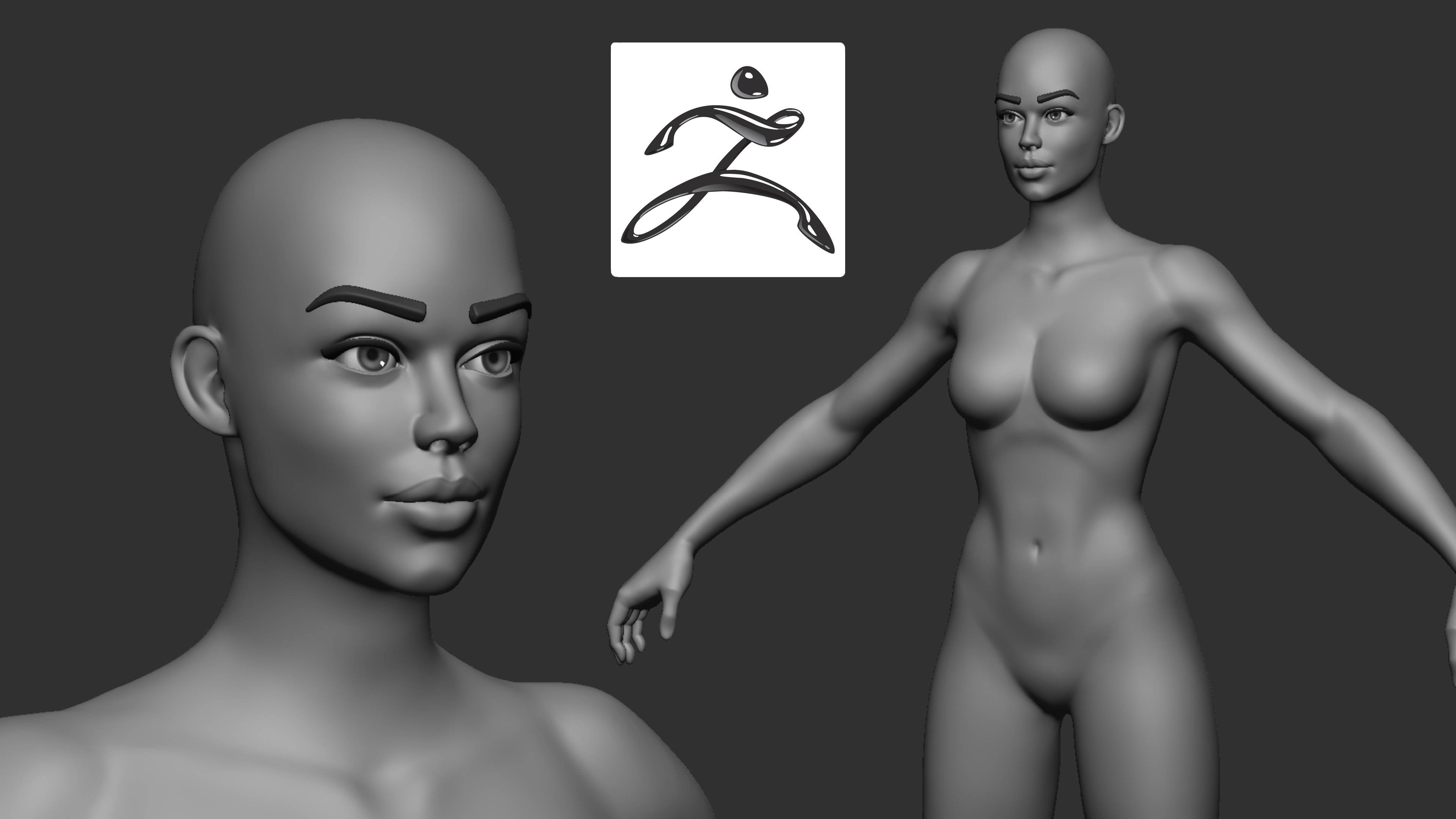 Делаем Gamedev болванку #3D #Gamedev #Zbrush