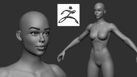 Делаем Gamedev болванку #3D #Gamedev #Zbrush