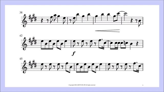 오마이걸 (OH MY GIRL) - '돌핀' 원키 악보 Dolphin Sheet / Flute Cover / 플룻 바이올린 색소폰 클라리넷 오보에 트럼펫 멜로디 연주 커버