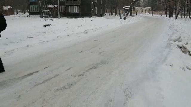 В ГАРНИЗОНЕ СОЖГЛИ МАШИНУ!  КТО, и почему  это сделал?  Небольшая прогулка по зимнему гарнизону.