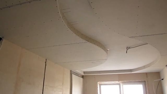 Гипсокартонные натяжные потолки. Часть 1. смотреть онлайн