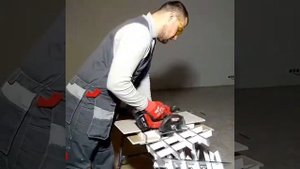 как я режу плиты для потолка грильято