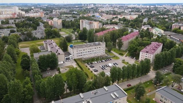 Grodno, old district that has been built in 1962-68 смотреть онлайн