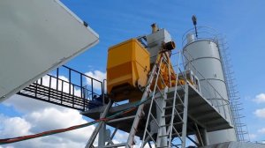 Работа скипового подъемника на «СБМ 50» в пгт. Аксубаево