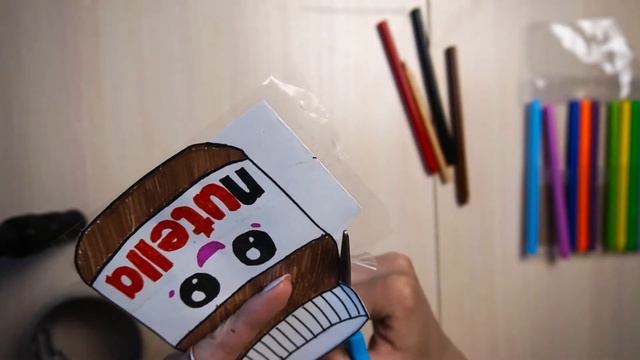DIY NUTELLA СКВИШ своими руками / СКВИШ из БУМАГИ