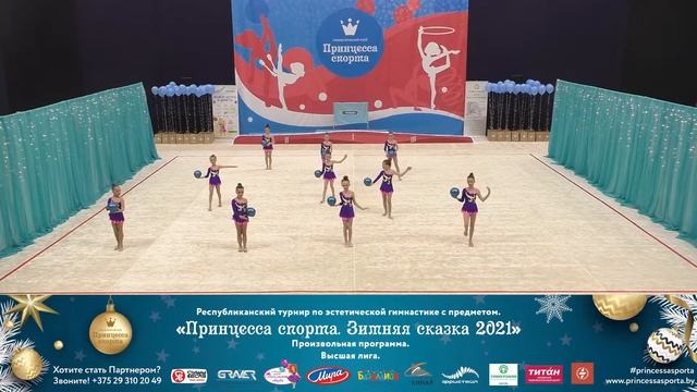 Зимняя сказка 2021. Высшая лига - Малышки- 6-8 Младшие - Тренер Ганчаренко Ю.А. смотреть онлайн