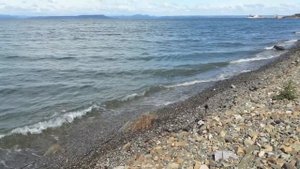 Красиво набегающие на берег волны | Релакс шум прибоя | Японское море Владивосток