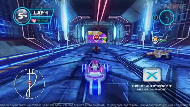 Соник и все звёзды гонки трансформер - Прохождение #01 | XBOX 360