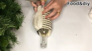 Новогодные гномики из бутылки и носка/Скандинавские гномики ?/Christmas gnomes from bottles