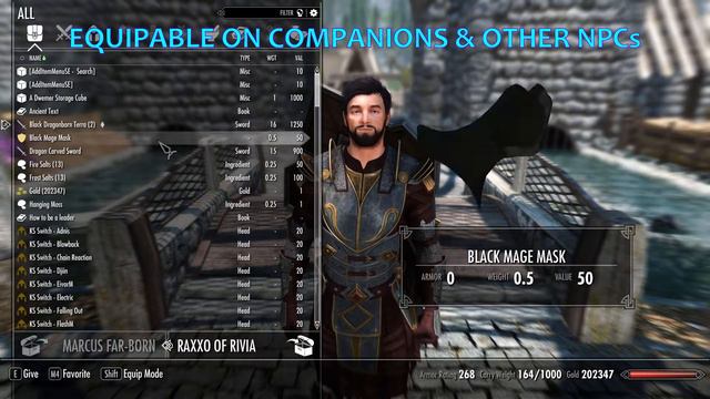 Skyrim SE | KS Switchable Hairstyles (Wigs) - Males | Showcase