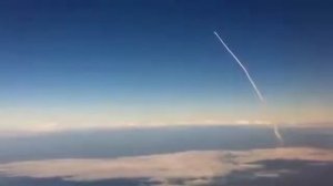 Запуск ракеты в космос,вид из