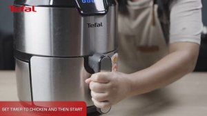 SPICY CHICKEN WINGS - TEFAL EASY FRY DELUXE DIGITAL AIR FRYER EY401