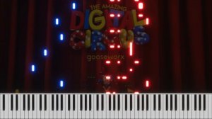 Main Theme - The Amazing Digital Circus - Gooseworx | Piano Tutorial
