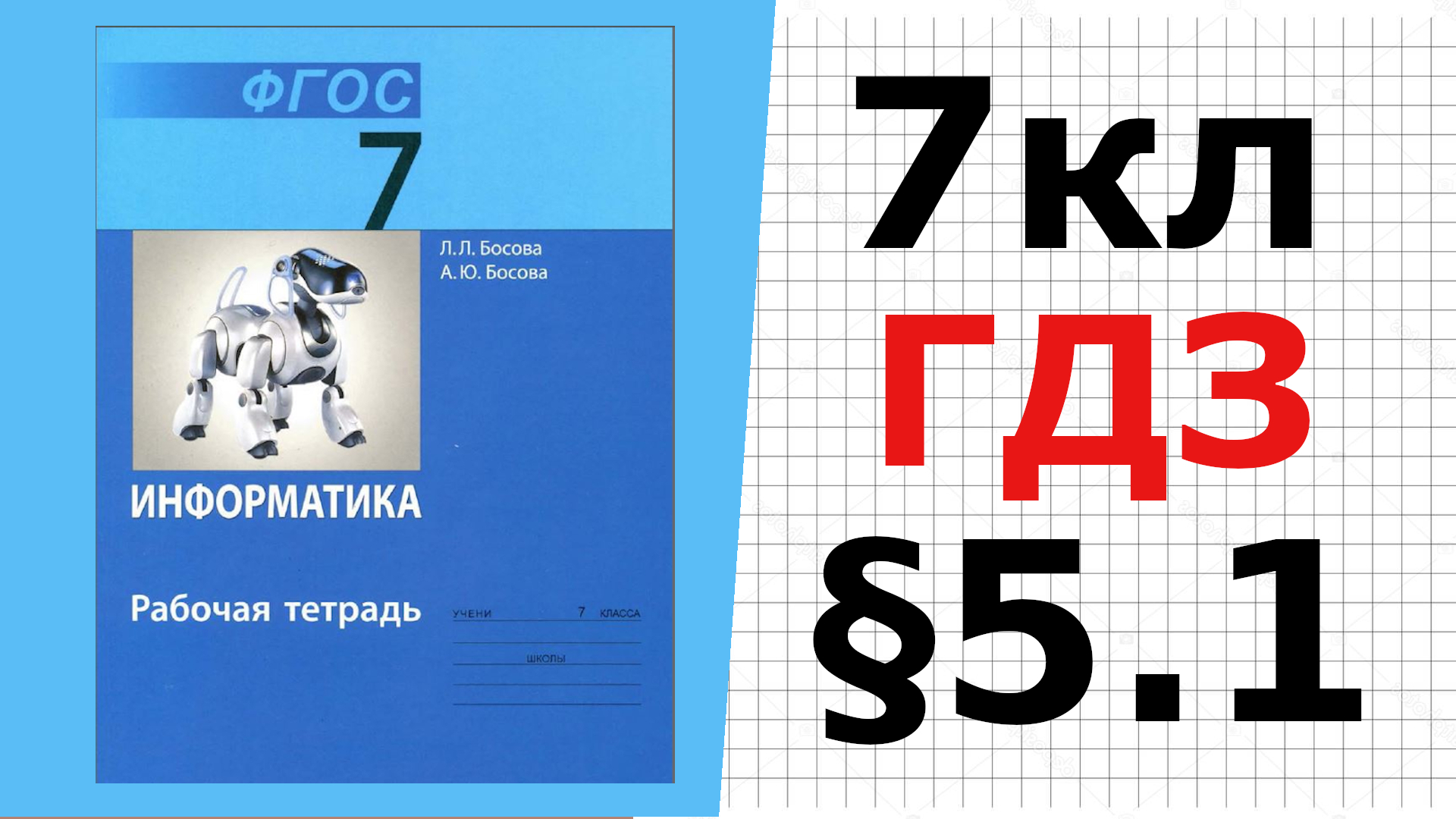 ГДЗ Информатика Босова 7 класс §5.1 Технология мультимедиа