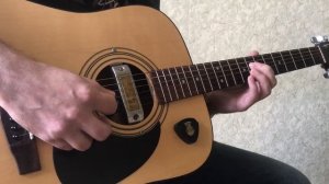 Красивая мелодия на гитаре перебором