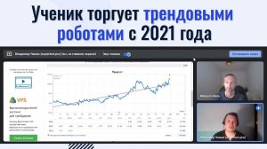 Врач торгует трендовыми роботами и с 2021 года получает дополнительный доход в трейдинге