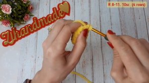МК УТОЧКА ЛАЛАФАНФАН КРЮЧКОМ ❤ 1-Я ЧАСТЬ (Ручки, клюв, щёки)