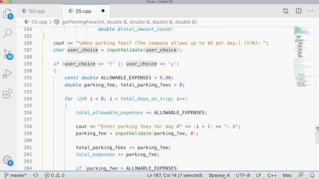 #25: Travel Expenses - Chapter 6 - Tony Gaddis - Starting Out With C++ смотреть онлайн