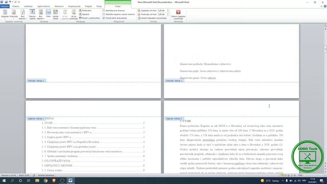 Kako ispisati nazive poglavlja u zaglavlju ? *MS OFFICE Word Tutorial #3* смотреть онлайн