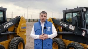 Обзор на мини-погрузчики XC770RU и XC740RU — Только важное — XC770 и XC740 — (Тизер)