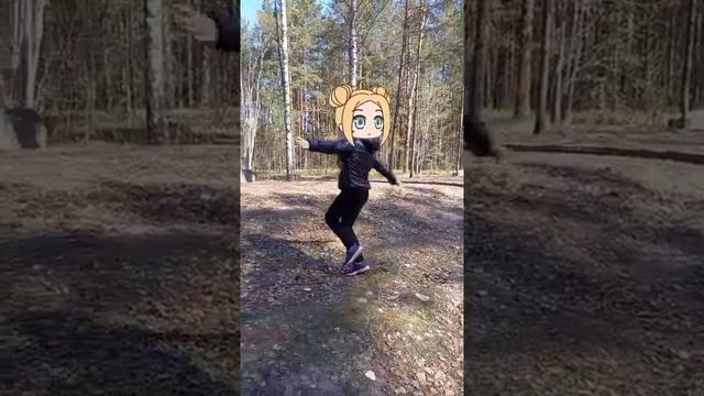 Тик Ток в эстонском лесу. Tik Tok dance  in a forest