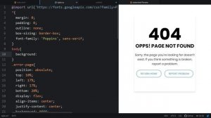 404 Error Page Design using HTML & CSS | CodingNepal