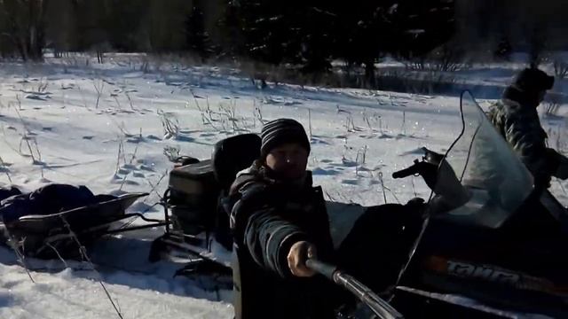 Снегоход тайга глубокий снег. смотреть онлайн