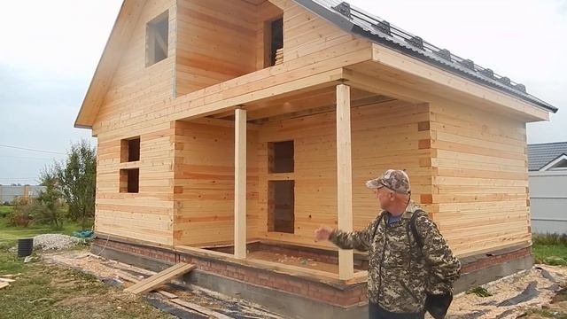 СК ЛидерДомСтрой - Видеоотзыв о строительстве сруба из бруса