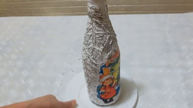 Техника "Морозная терра" / Новогодний декор ? бутылки шампанского смотреть онлайн