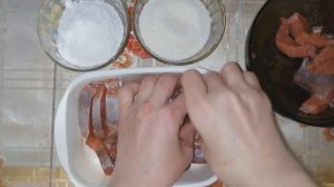 Как засолить очень вкусную красную рыбу быстро и просто.
