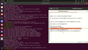 how to fix E: Sub-process /usr/bin/dpkg returned an error code (1)