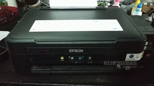 Epson L210 hasil print bergaris / putus-putus