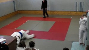 Первые соревнования по дзюдо у девчонок