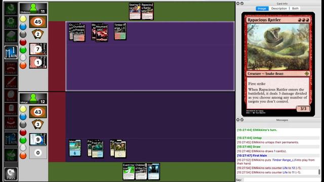 [MSEM2] GP Caracas - Elmikkino (BR Burn) vs Mikkjal (UW Rini) смотреть онлайн