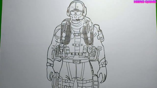 Draw Ghost Plasma Character Call of Duty Mobile смотреть онлайн