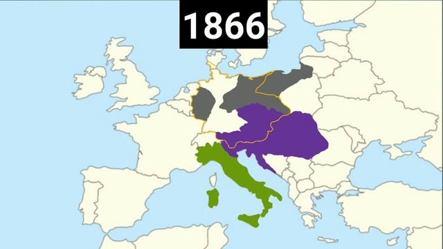 Как Германия объединилась на карте