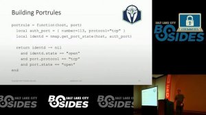 BSidesSLC 2017 -- Jason Wood -- Get Started Writing Nmap Scripts