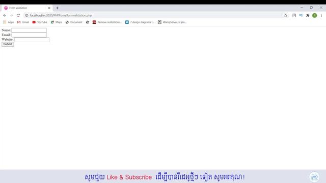 How to use Form Validation in PHP ជាភាសាខ្មែរ смотреть онлайн