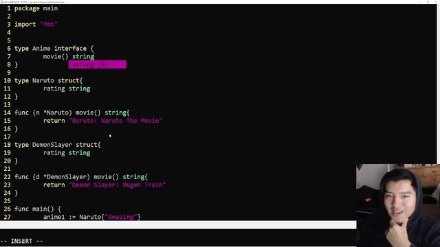 Interfaces and Structs in Go! EXPLAINED смотреть онлайн
