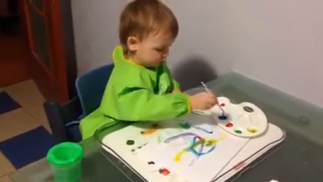 Саша рисует радугу смотреть онлайн