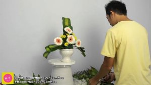 How To MAKE BASIC Arrange,AMAZING WITH GERBERA Flower?Esp 93