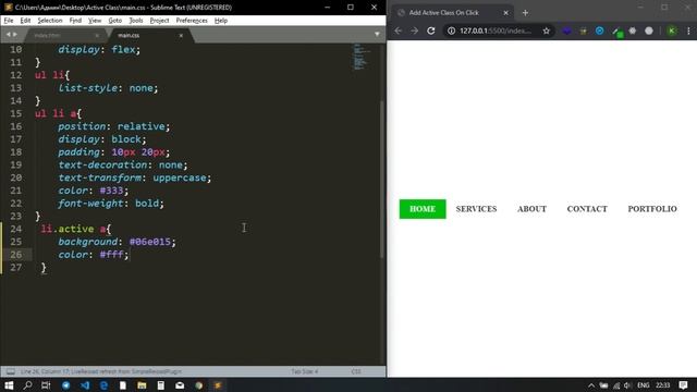 Add Remove Active Class On Click - Html CSS and Pure Javascript #javascript