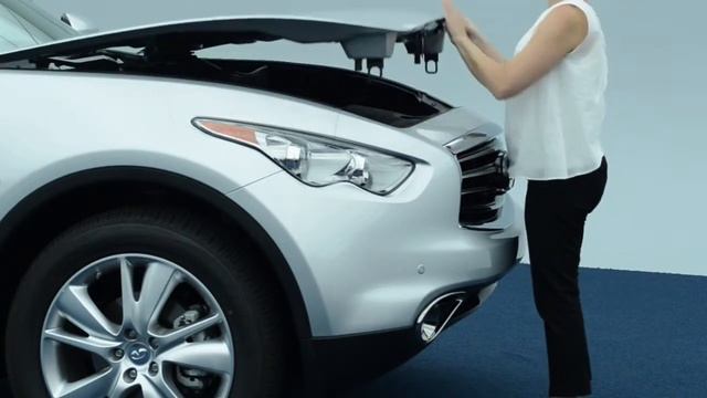 2016 Infiniti QX70 - Hood Release смотреть онлайн