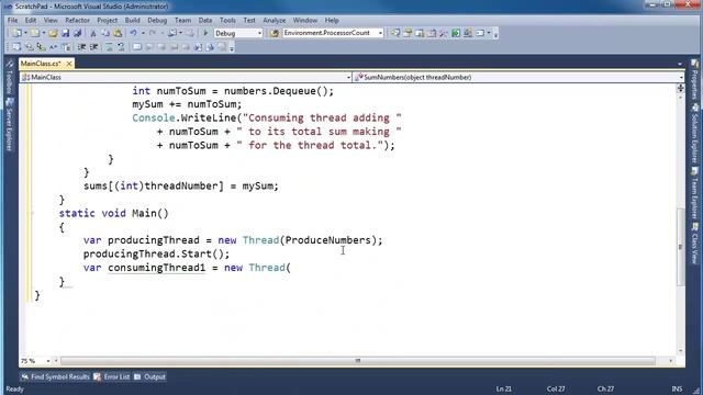 C# Producer Consumer Thread Implementation Part 2 смотреть онлайн