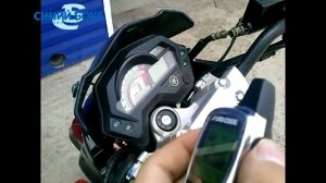 Сигнализация с автозапуском на мотоцикл Yamaha. Установка сигнализации на против ТСК Парус