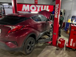 Заменк масла в вариаторе Toyota C-hr Aisin K114