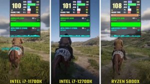 INTEL i7-11700K vs i7-12700K vs RYZEN 7 5800X | Test in 5 Games | 1440p