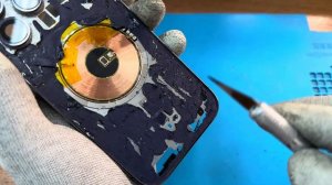 Переклейка заднего стекла iPhone 14 Pro после другого сервиса!!!